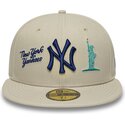cap-plakana-beige-ajustada-59fifty-city-icon-no-new-york-yankees-mlb-no-new-era