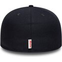 marineblaue-angepasste-flatcap-59fifty-oval-patch-von-new-era