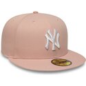 cepur-plakana-roza-pieguloss-59fifty-league-essential-no-new-york-yankees-mlb-no-new-era