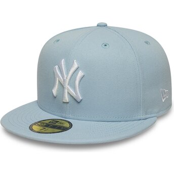 Casquette plate bleue claire ajustée 59FIFTY League...