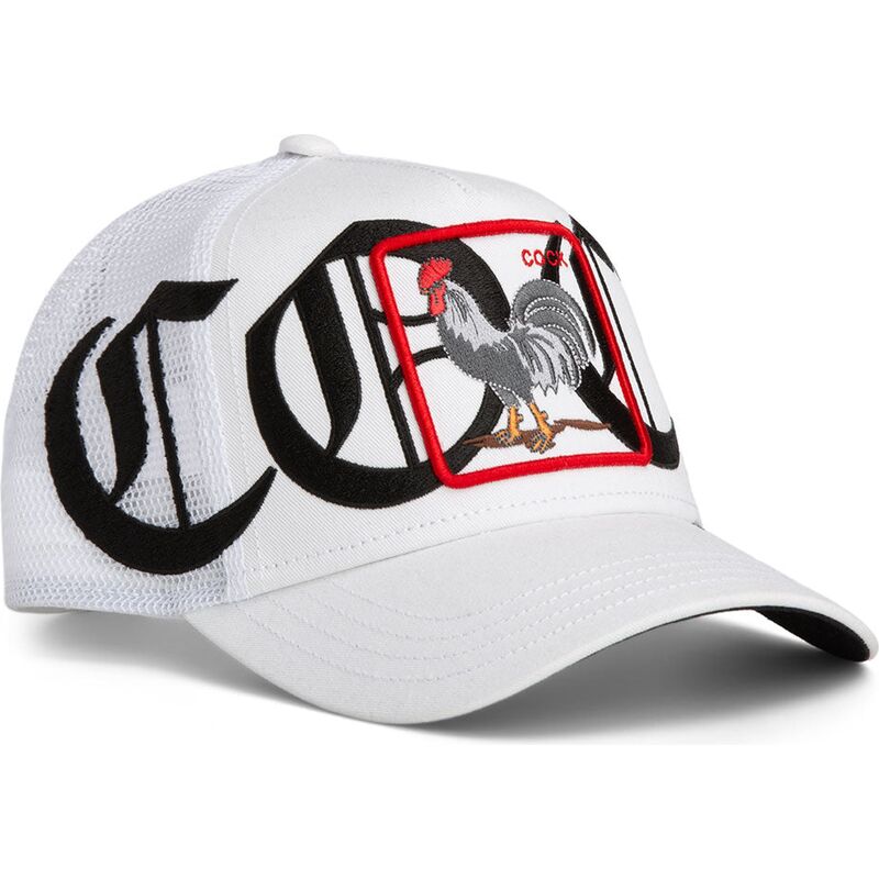 cepur-izliekta-balts-snapback-old-english-cock-the-farm-no-goorin-bros