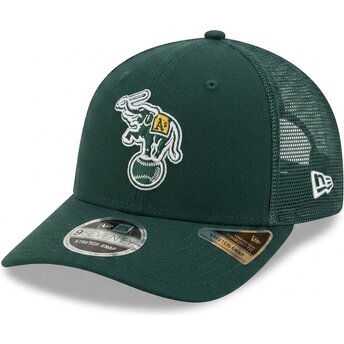 Cap izliekta green snapback 9SEVENTY Stretch Snap Evergreen no Oakland Athletics MLB no New Era