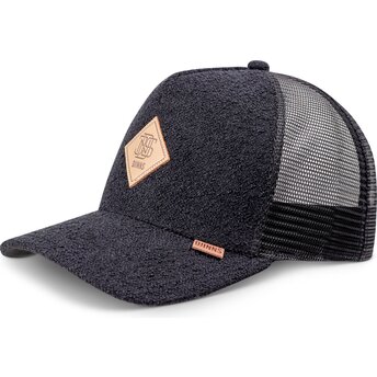 Schwarze Trucker-Cap HFT KnobFab von Djinns