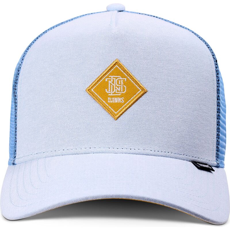 trucker-cap-blau-mit-gelbem-logo-hft-oxfordcontra-von-djinns