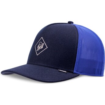 Cepur izliekta truckeris tumši zils snapback HFT FineFine no Djinns