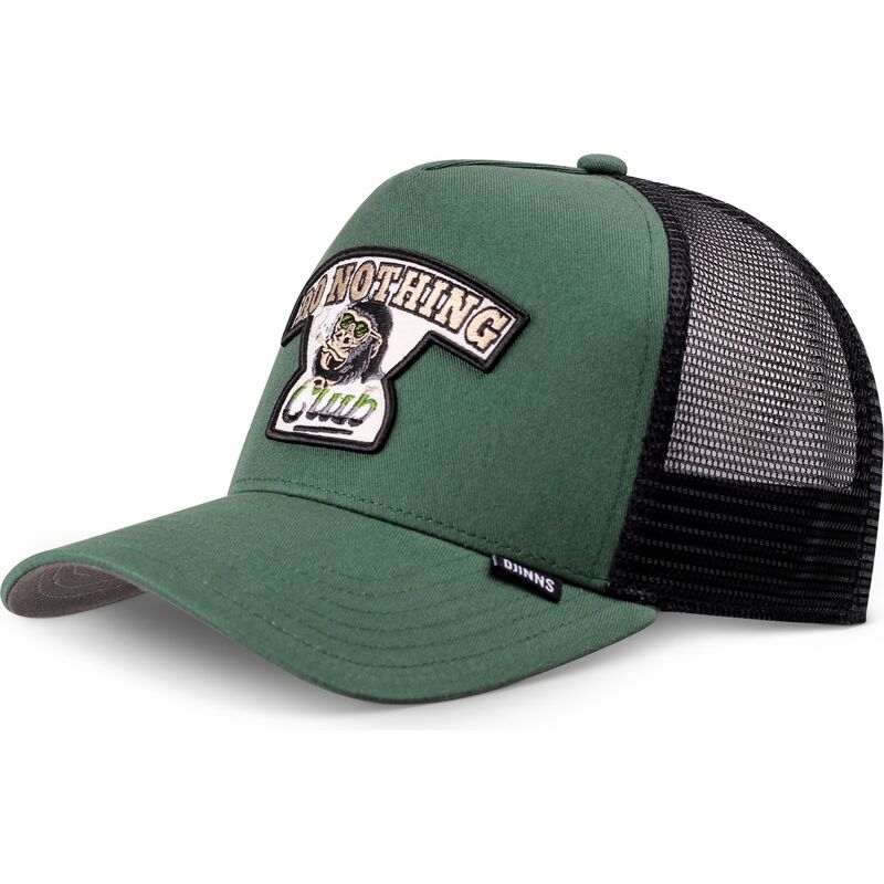 grune-und-schwarze-trucker-kappe-hft-do-nothing-club-gorilla-von-djinns