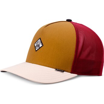 Mehrfarbige Trucker-Cap HFT MoBeSea Chestnut von Djinns
