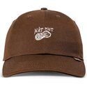 dunkelbraune-verstellbare-curved-cap-dad-hat-nut-von-djinns