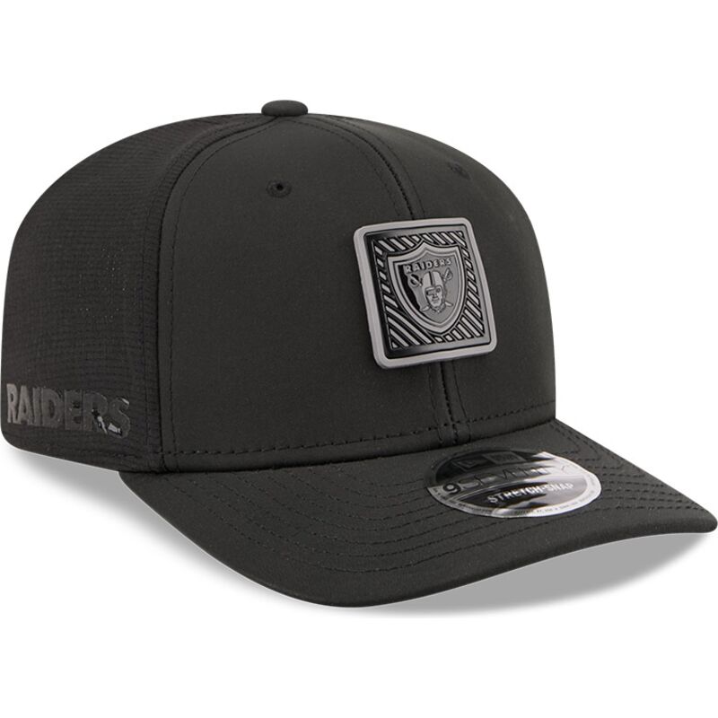 cepur-izliekta-melns-snapback-9seventy-stretch-snap-training-pack-2026-no-las-vegas-raiders-nfl-no-new-era