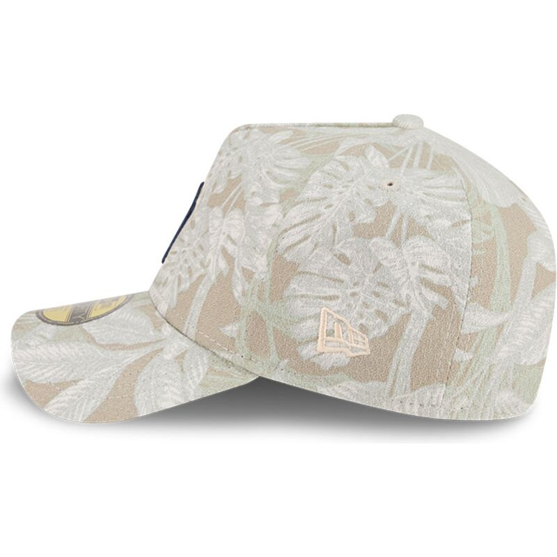 beige-gebogene-verstellbare-59forty-a-frame-leafy-palm-kappe-der-new-york-yankees-mlb-von-new-era