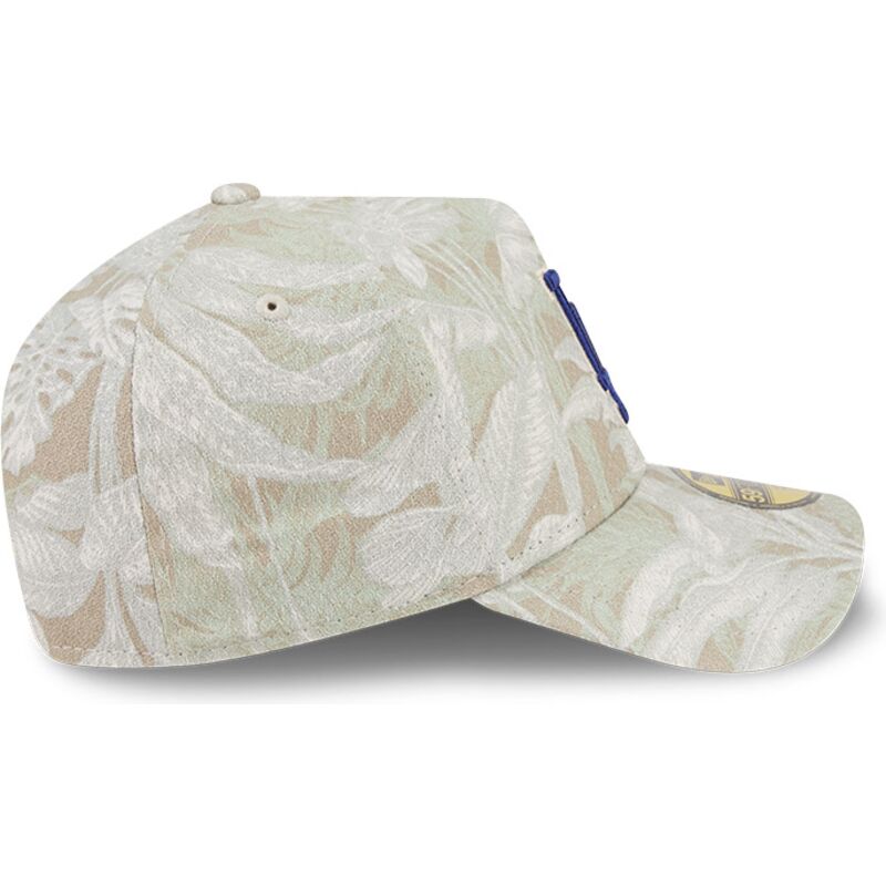gorra-curva-beige-ajustada-59forty-a-frame-leafy-palm-de-los-angeles-dodgers-mlb-de-new-era