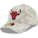 new-era-curved-brim-59forty-a-frame-leafy-palm-chicago-bulls-nba-beige-fitted-cap