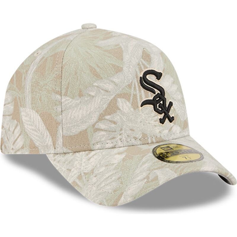 cepur-izliekta-bess-pieguloss-59forty-a-frame-leafy-palm-no-chicago-white-sox-mlb-no-new-era