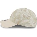 beige-gebogene-verstellbare-9twenty-leafy-palm-kappe-der-los-angeles-dodgers-mlb-von-new-era