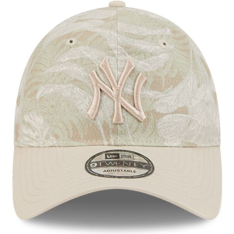 beige-gebogene-verstellbare-9twenty-leafy-palm-kappe-der-new-york-yankees-mlb-von-new-era beige-gebogene-verstellbare-9twenty-leafy-palm-kappe-der-new-york-yankees-mlb-von-new-era