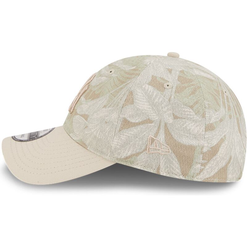 beige-gebogene-verstellbare-9twenty-leafy-palm-kappe-der-new-york-yankees-mlb-von-new-era beige-gebogene-verstellbare-9twenty-leafy-palm-kappe-der-new-york-yankees-mlb-von-new-era