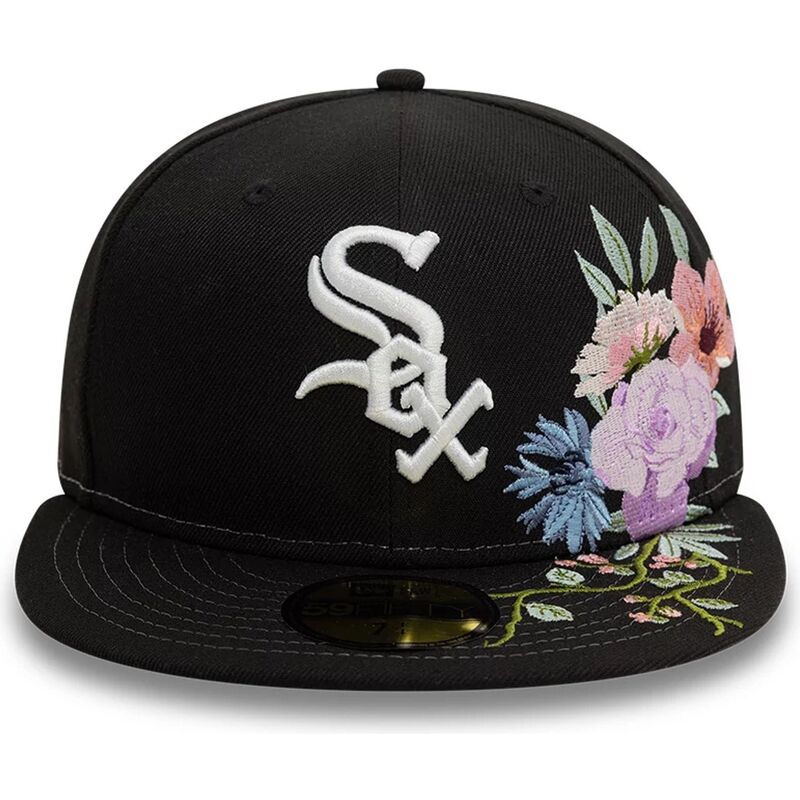 cap-plakana-black-ajustada-59fifty-floral-no-chicago-white-sox-mlb-no-new-era