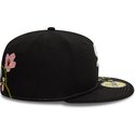 new-era-flat-brim-59fifty-floral-chicago-white-sox-mlb-black-fitted-cap