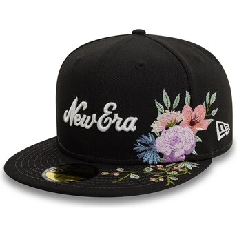 Cap plakana black ajustada 59FIFTY no New Era