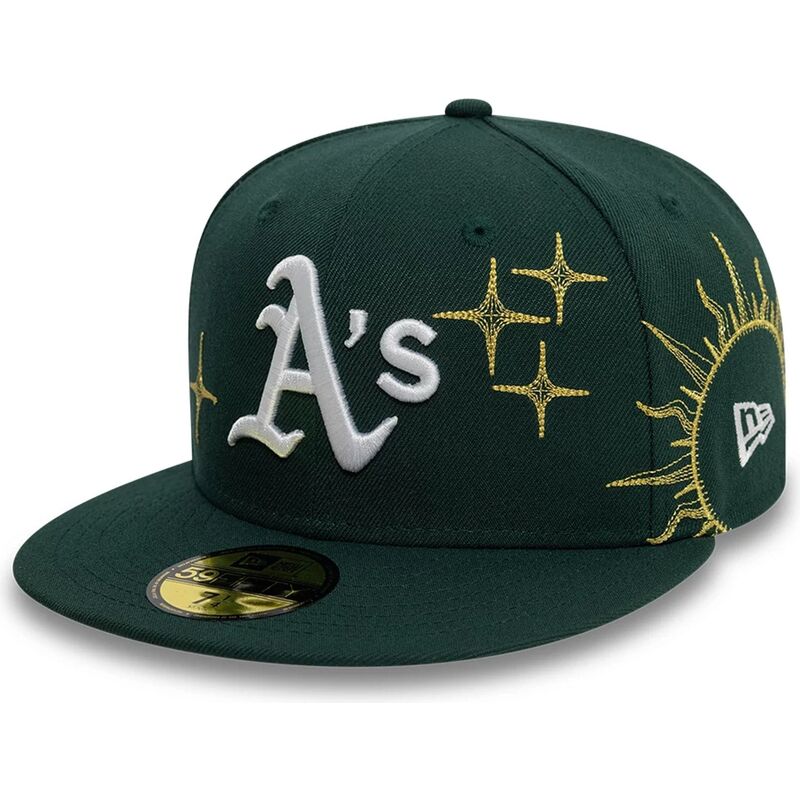 cap-plakana-green-ajustada-59fifty-zodiac-no-oakland-athletics-mlb-no-new-era