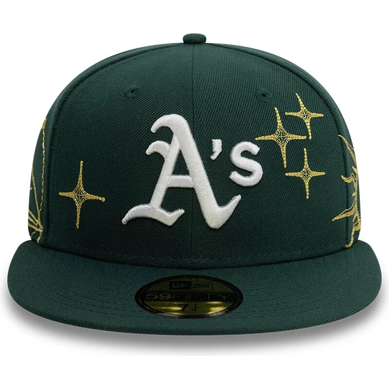 cap-plakana-green-ajustada-59fifty-zodiac-no-oakland-athletics-mlb-no-new-era