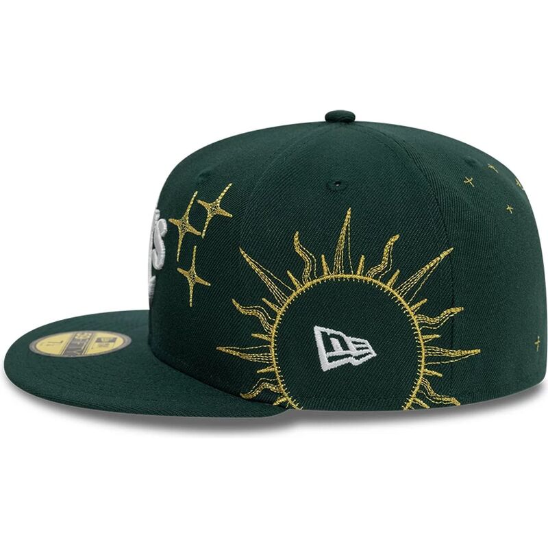 cap-plakana-green-ajustada-59fifty-zodiac-no-oakland-athletics-mlb-no-new-era