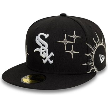 Cap plakana black ajustada 59FIFTY Zodiac no Chicago White Sox MLB no New Era