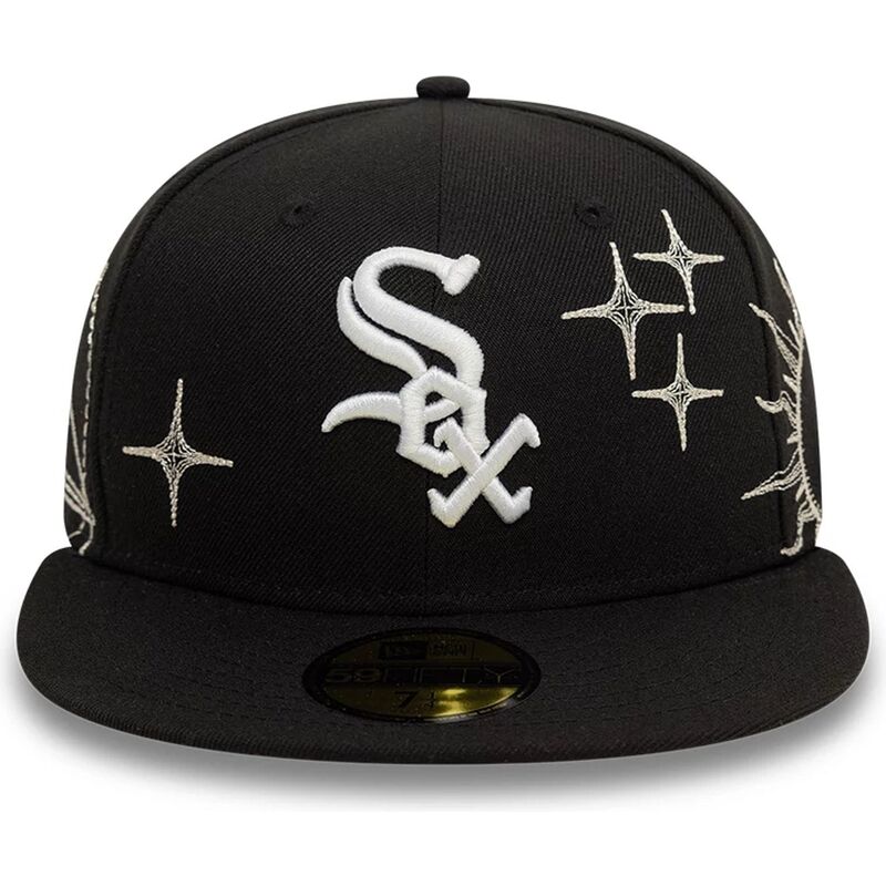cepur-plakana-melns-pieguloss-59fifty-zodiac-no-chicago-white-sox-mlb-no-new-era