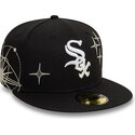 new-era-flat-brim-59fifty-zodiac-chicago-white-sox-mlb-black-fitted-cap
