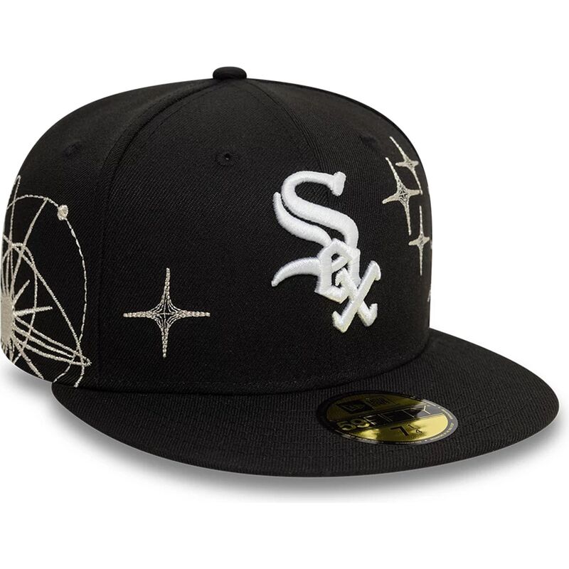 gorra-plana-negra-ajustada-59fifty-zodiac-de-chicago-white-sox-mlb-de-new-era