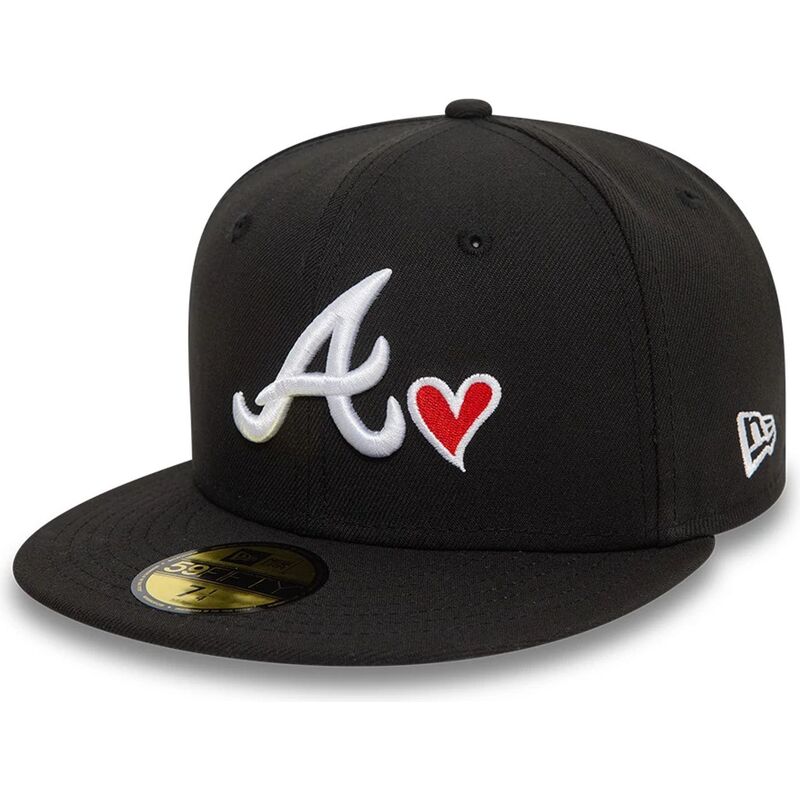 cepur-plakana-melns-pieguloss-59fifty-heart-icon-no-atlanta-braves-mlb-no-new-era