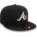 schwarze-enganliegende-59fifty-flatcap-heart-icon-der-atlanta-braves-mlb-von-new-era