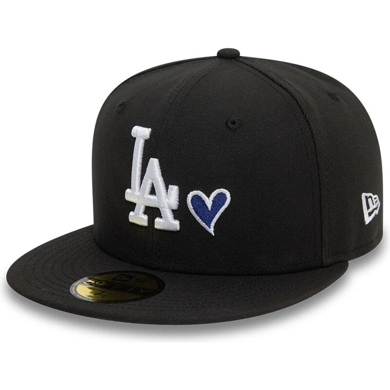 schwarze-anliegende-59fifty-flatcap-heart-icon-der-los-angeles-dodgers-mlb-von-new-era