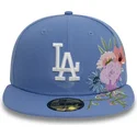 cap-plakana-blue-ajustada-59fifty-floral-no-los-angeles-dodgers-mlb-no-new-era