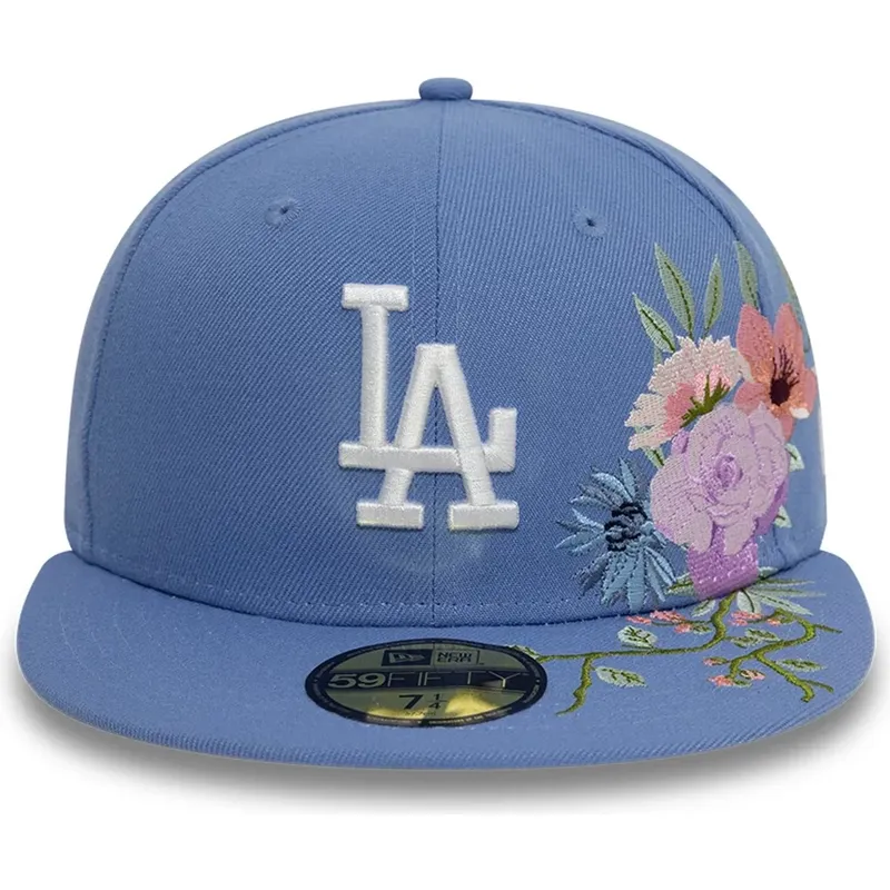 cap-plakana-blue-ajustada-59fifty-floral-no-los-angeles-dodgers-mlb-no-new-era