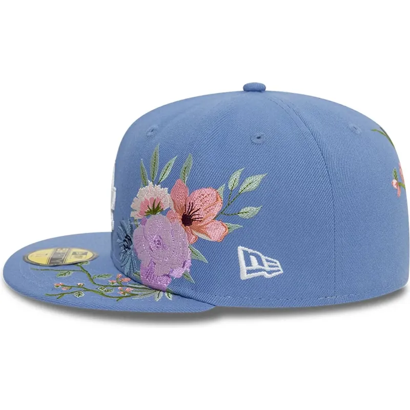 cap-plakana-blue-ajustada-59fifty-floral-no-los-angeles-dodgers-mlb-no-new-era
