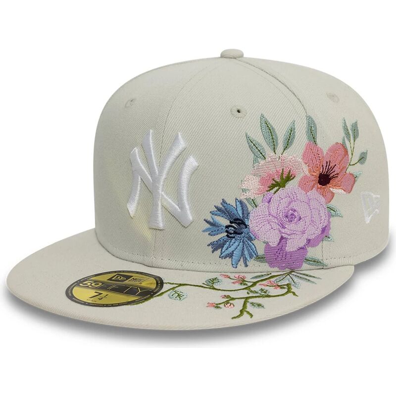 cap-plakana-beige-ajustada-59fifty-floral-no-new-york-yankees-mlb-no-new-era cap-plakana-beige-ajustada-59fifty-floral-no-new-york-yankees-mlb-no-new-era