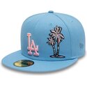 cepur-plakana-zils-pieguloss-59fifty-palm-taco-no-los-angeles-dodgers-mlb-no-new-era