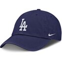 cap-izliekta-blue-adjustable-strap-berniem-club-unstructured-organic-cotton-no-los-angeles-dodgers-mlb-no-nike