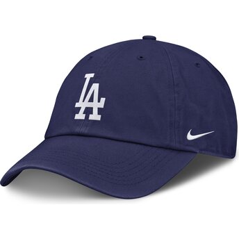 Nike Curved Brim Youth Club Unstructured Organic Cotton Los Angeles Dodgers MLB Blue Adjustable Cap