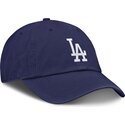 cepur-izliekta-zils-regulejams-berniem-club-unstructured-organic-cotton-no-los-angeles-dodgers-mlb-no-nike