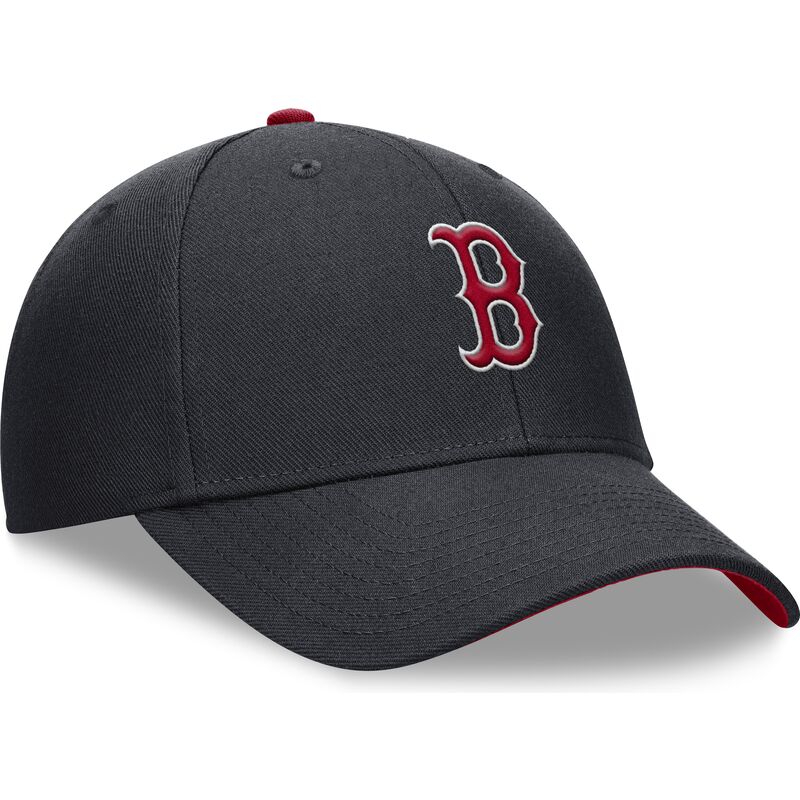 cepur-izliekta-tumsi-zils-regulejama-lente-berniem-dri-fit-club-structured-no-boston-red-sox-mlb-no-nike