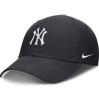 Nike Curved Brim Youth Dri-Fit Club Structured New York Yankees MLB Navy Blue Adjustable Cap