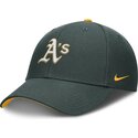 cepur-izliekta-zals-regulejams-berniem-dri-fit-club-structured-no-oakland-athletics-mlb-no-nike