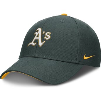 Cap izliekta green adjustable strap bērniem Dri-Fit Club Structured no Oakland Athletics MLB no Nike