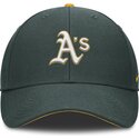 cap-izliekta-green-adjustable-strap-berniem-dri-fit-club-structured-no-oakland-athletics-mlb-no-nike