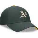 cap-izliekta-green-adjustable-strap-berniem-dri-fit-club-structured-no-oakland-athletics-mlb-no-nike