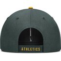 cap-izliekta-green-adjustable-strap-berniem-dri-fit-club-structured-no-oakland-athletics-mlb-no-nike