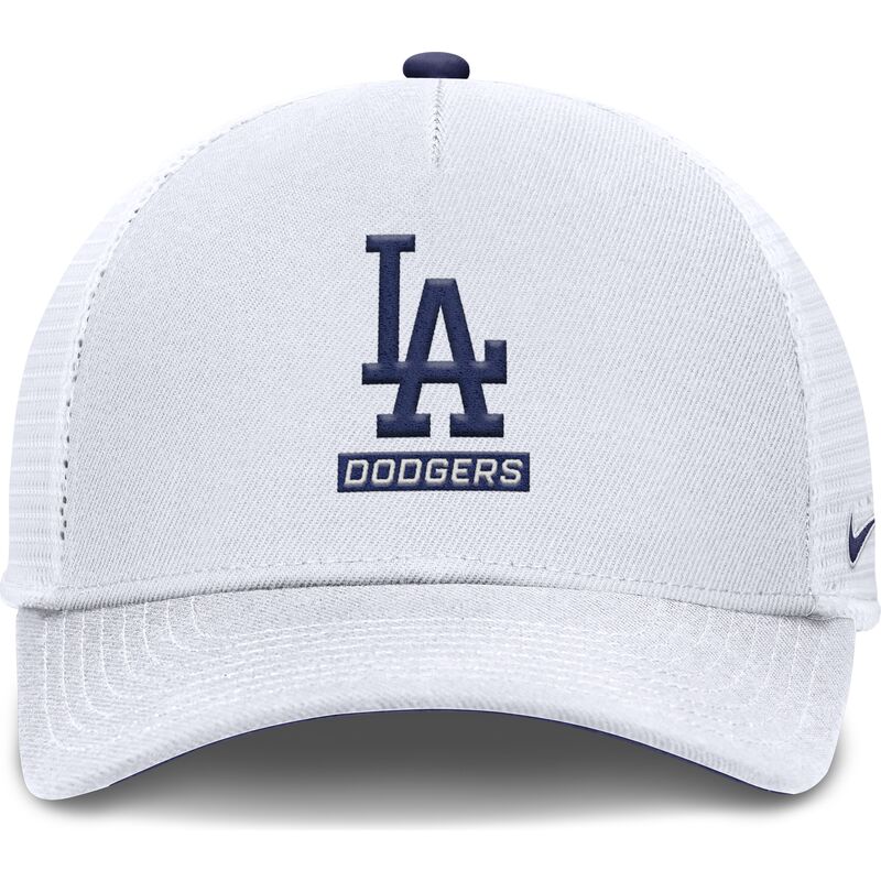cepur-izliekta-truckeris-balts-snapback-primetime-dri-fit-rise-structured-no-los-angeles-dodgers-mlb-no-nike