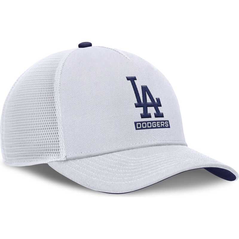 cepur-izliekta-soferis-balts-snapback-primetime-dri-fit-rise-structured-no-los-angeles-dodgers-mlb-no-nike